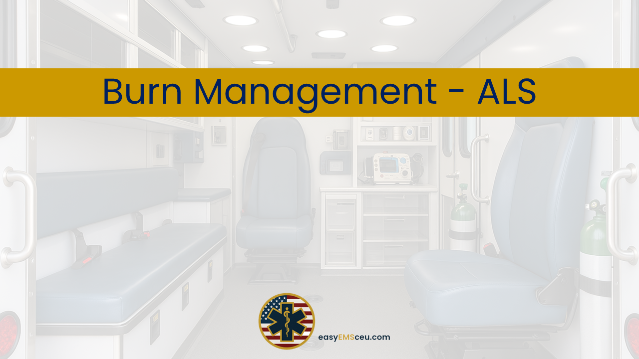 Burn Management – ALS