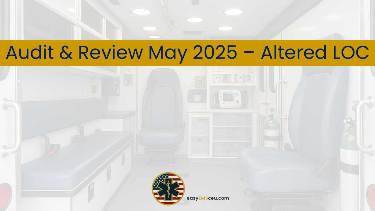 Audit & Review – May 2025 – Altered LOC