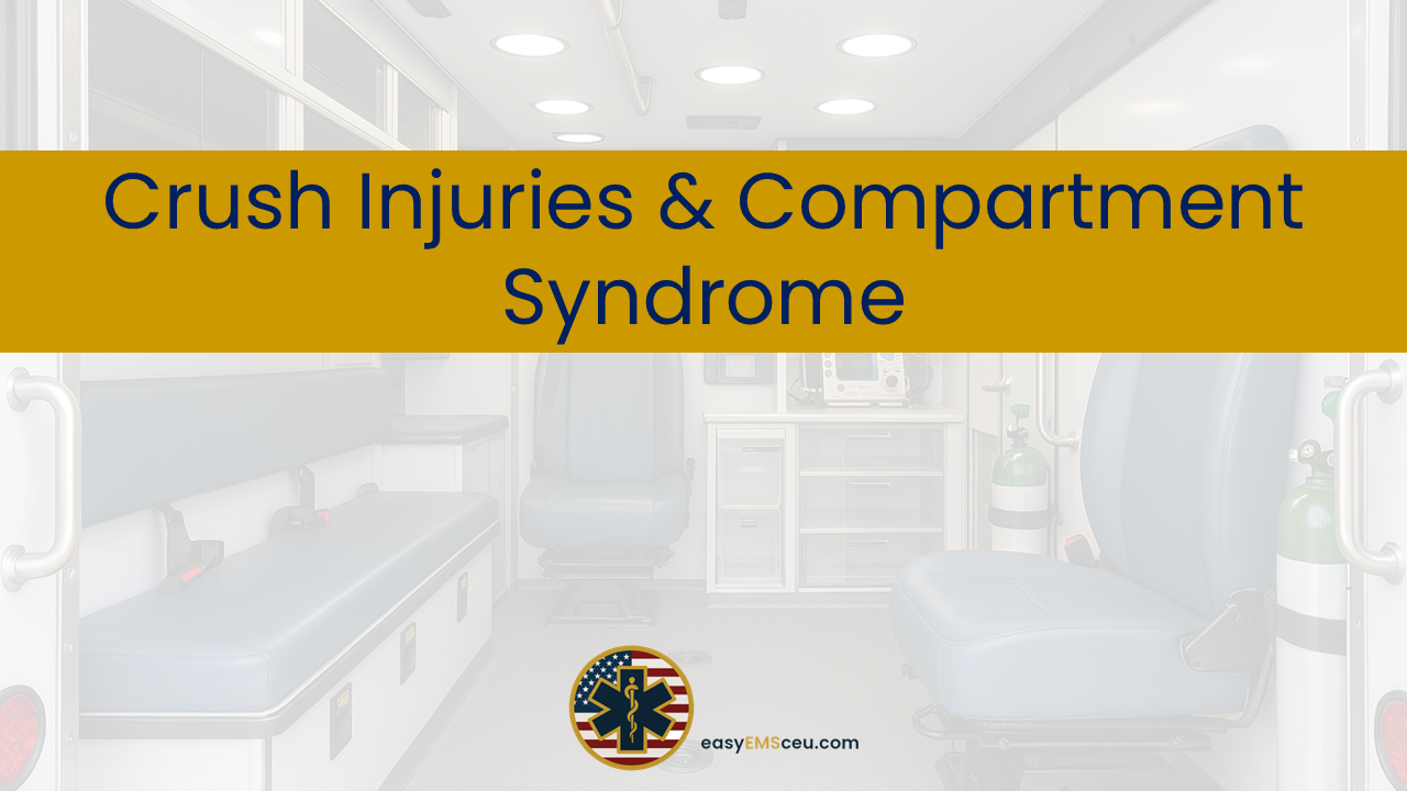 Crush Injuries and Compartment Syndrome