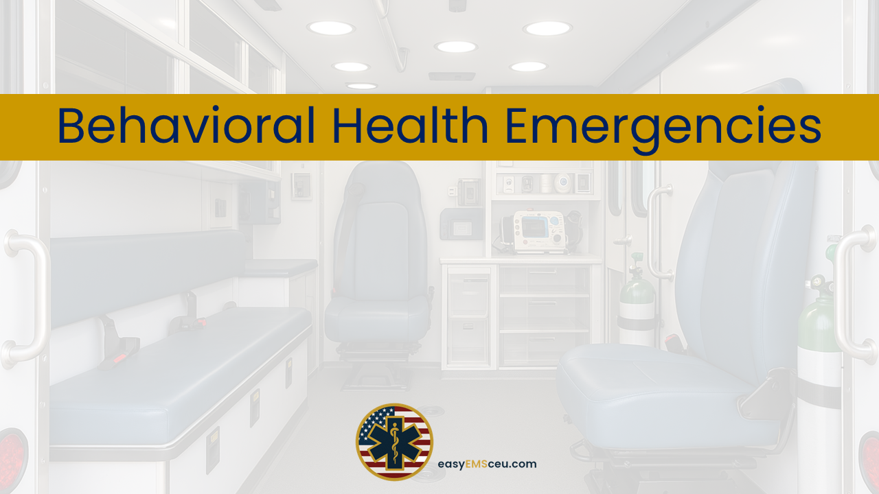 Behavioral Health Emergencies