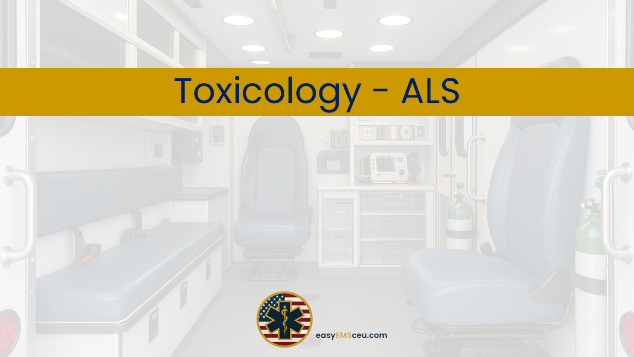 Toxicology – ALS