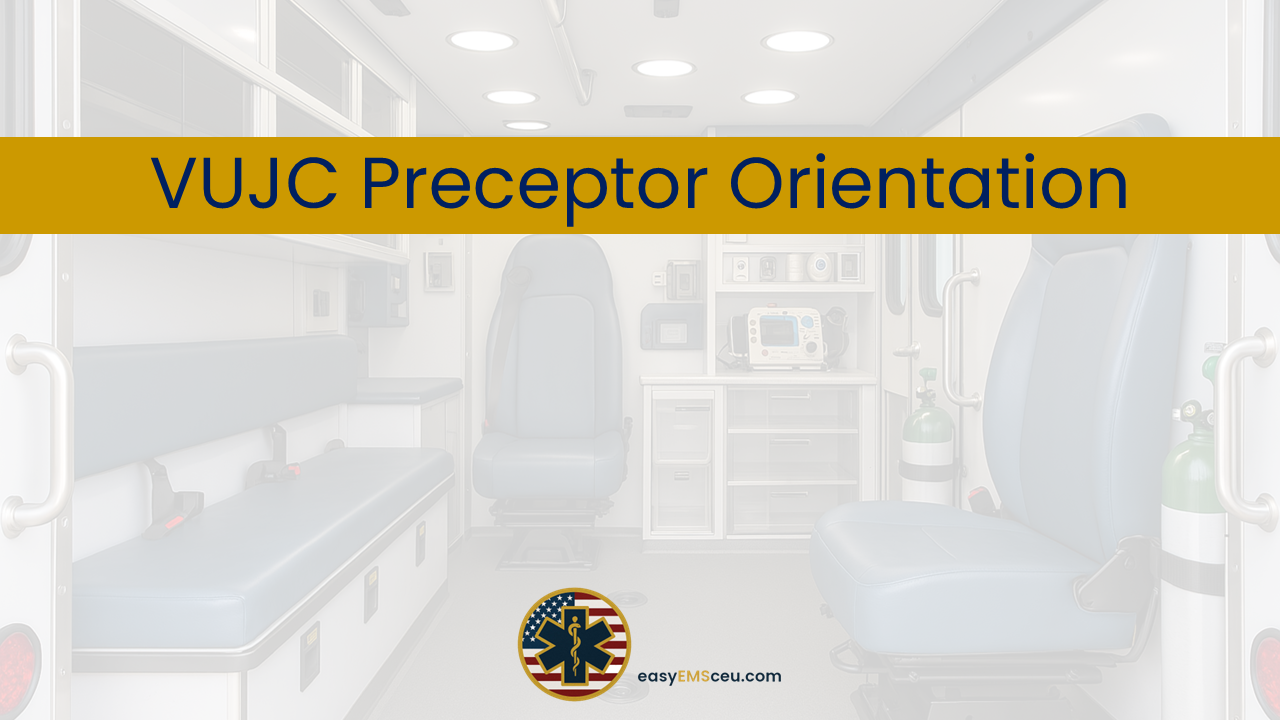 VUJC Preceptor Orientation